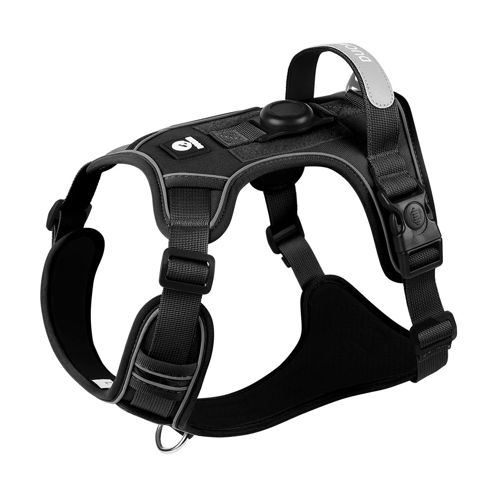 Adjustable Dog Harness with AirTag Holder