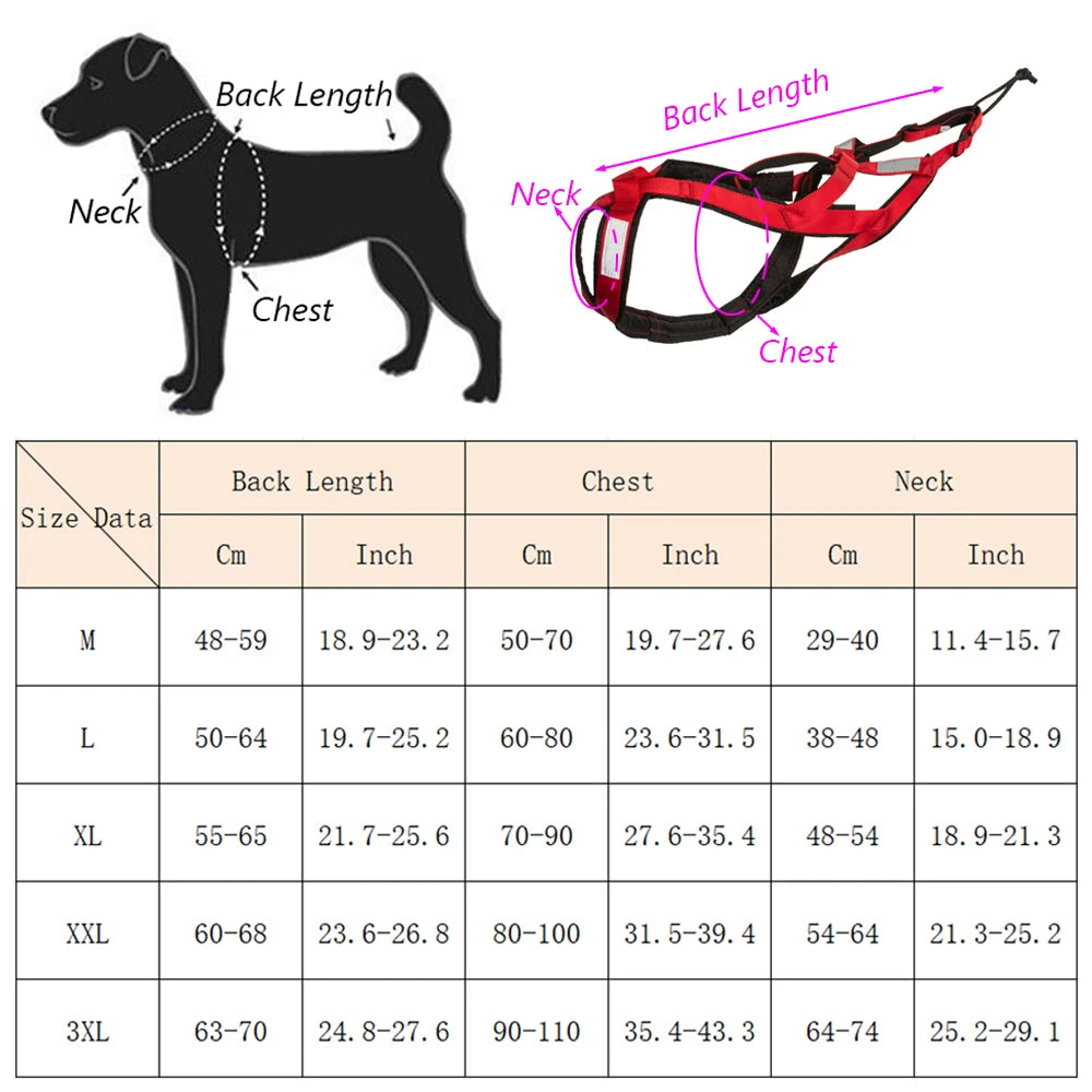 Strong Pulling Dog Harness