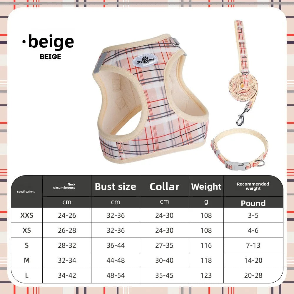 Dog Harness & Leash Set