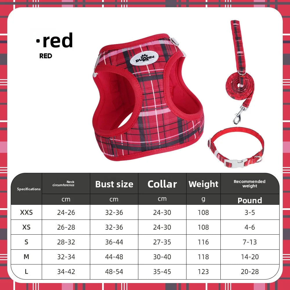 Dog Harness & Leash Set