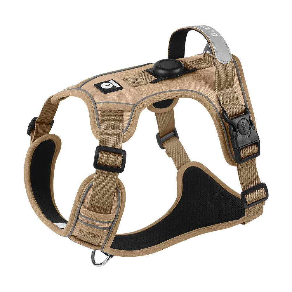 Adjustable Dog Harness with AirTag Holder
