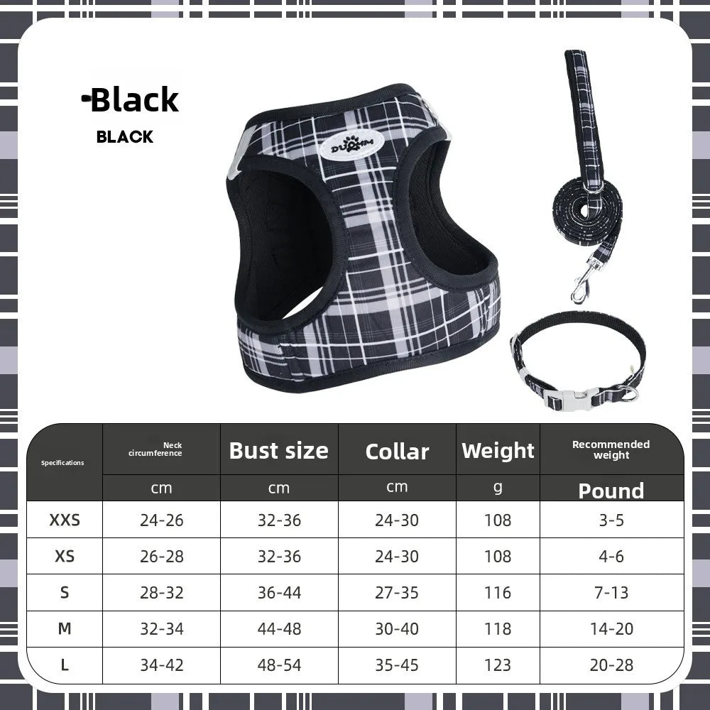 Dog Harness & Leash Set