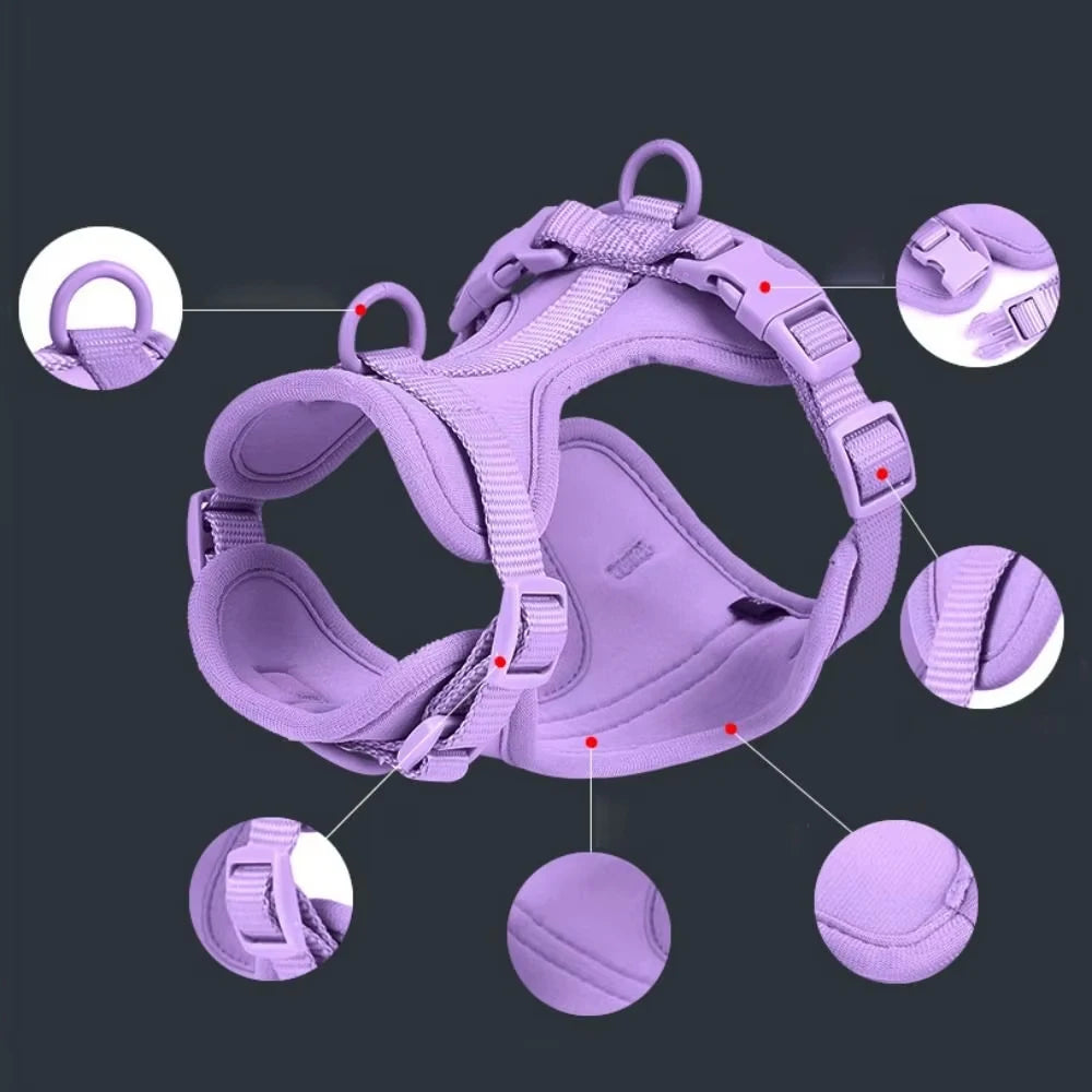 Breathable Dog Harness Set