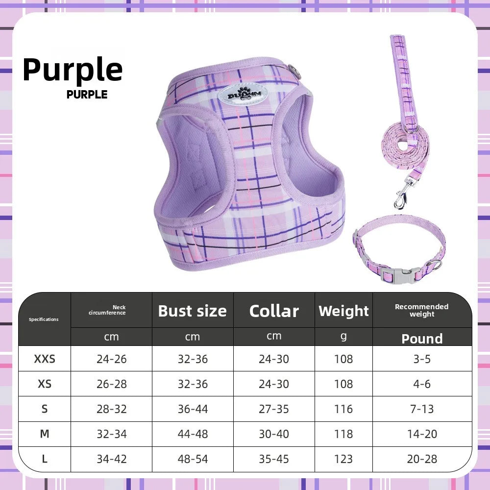 Dog Harness & Leash Set