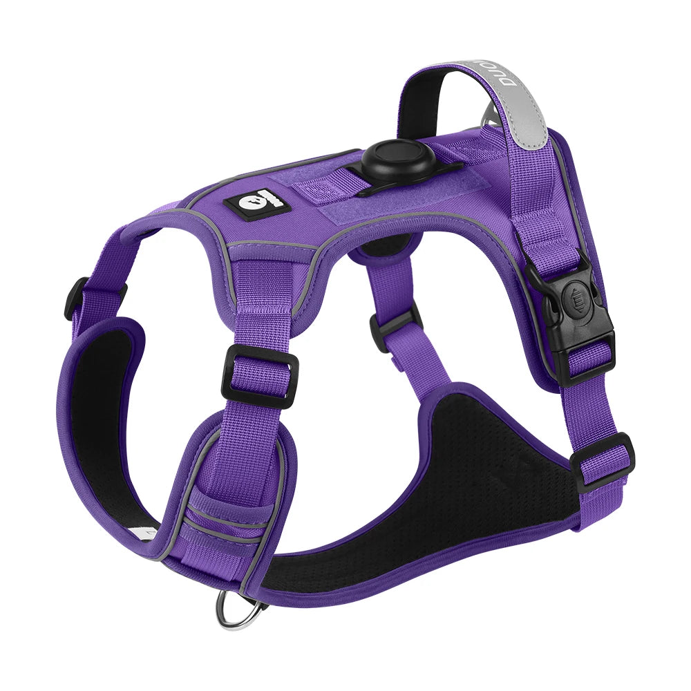 Adjustable Dog Harness with AirTag Holder