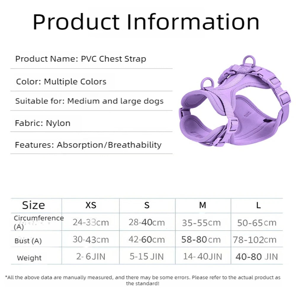 Breathable Dog Harness Set