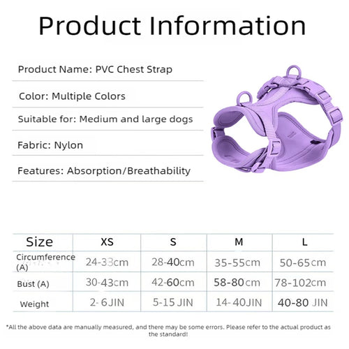 Breathable Dog Harness Set