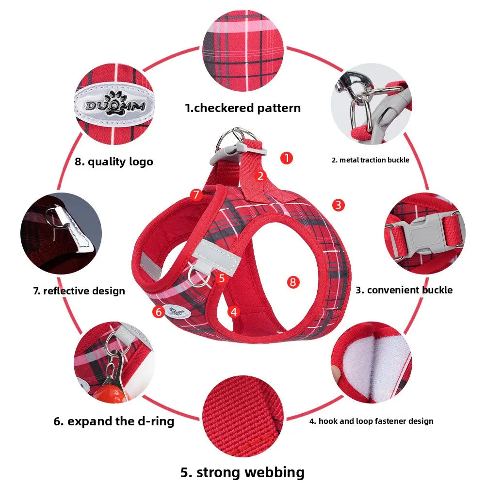 Dog Harness & Leash Set